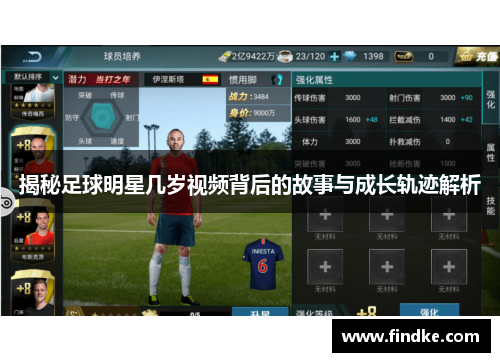 揭秘足球明星几岁视频背后的故事与成长轨迹解析